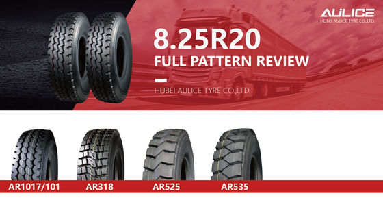 Le modèle profond 8,25 R20 de bloc bande des pneus de véhicules utilitaires de résistance de coupes